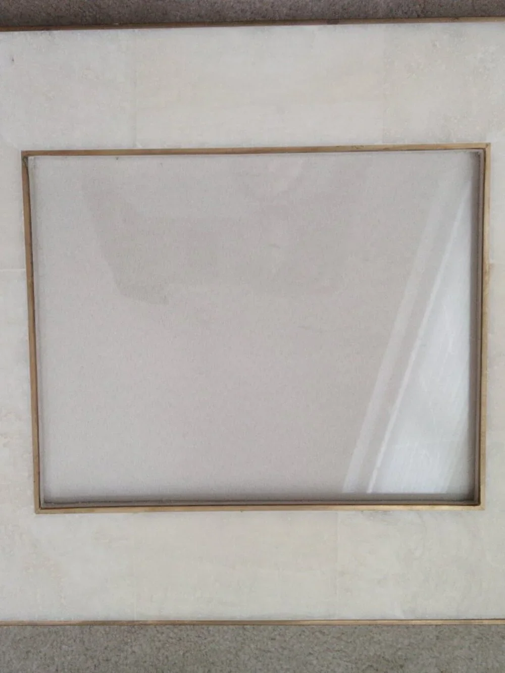 Williams Sonoma Stone Picture Frame For 8x10 Picture
